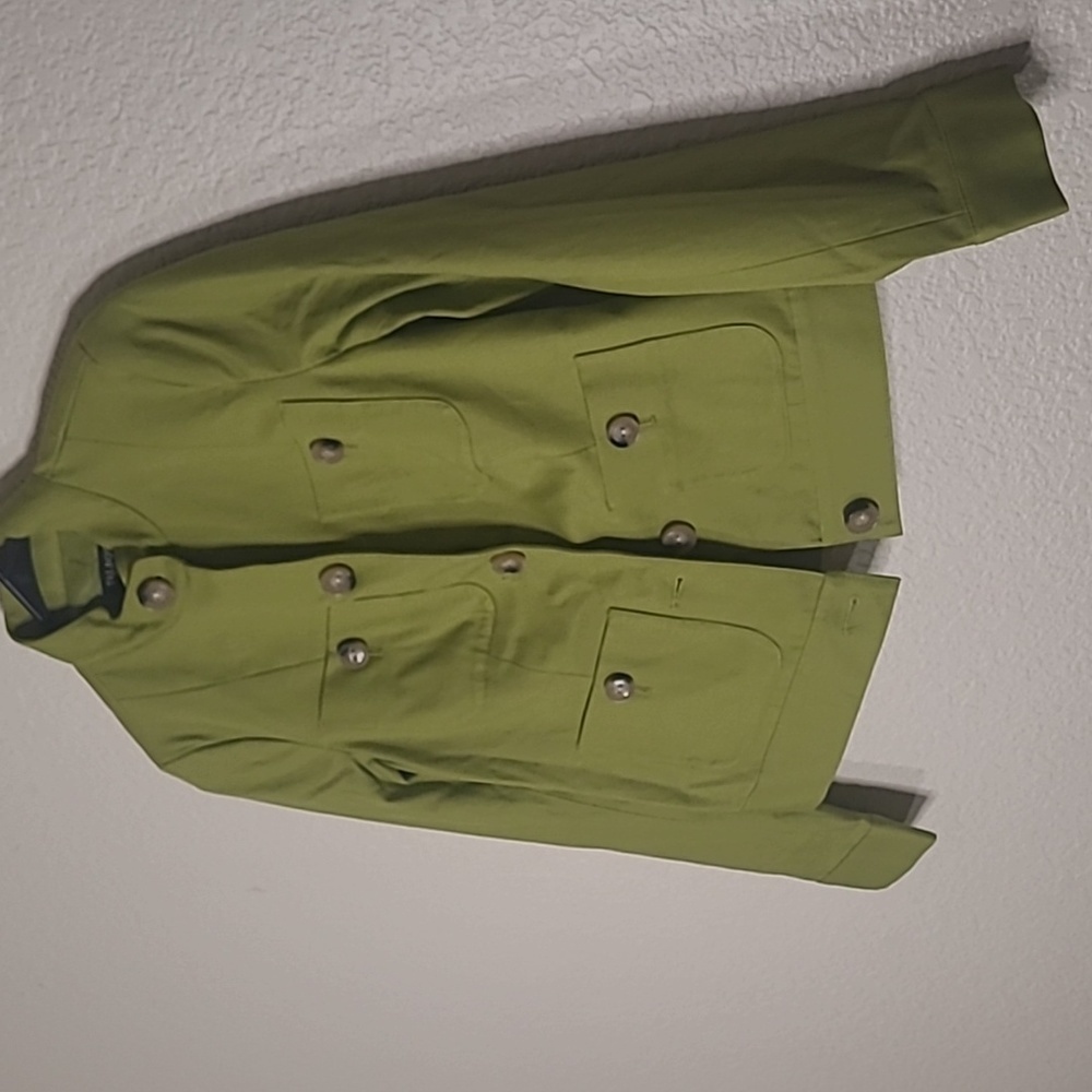 Talbots NWT Green 0P Button Down Jacket - Picture 6 of 7